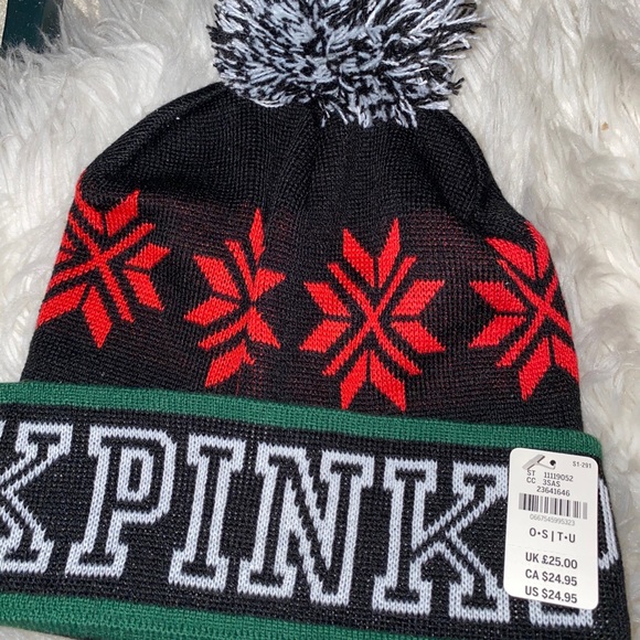 NWT Victoria Secret PINK Beanie - Picture 4 of 6